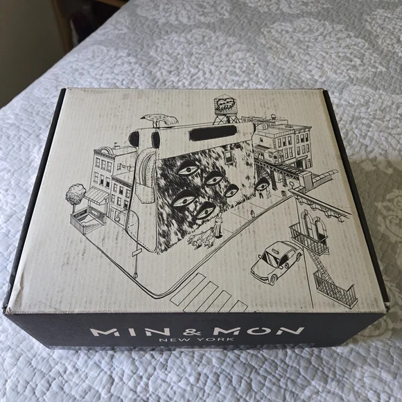 NIB Min & Mon Esther Bubblegum Pink Satchel Bag - Blazing Tiger - Picture 6 of 9